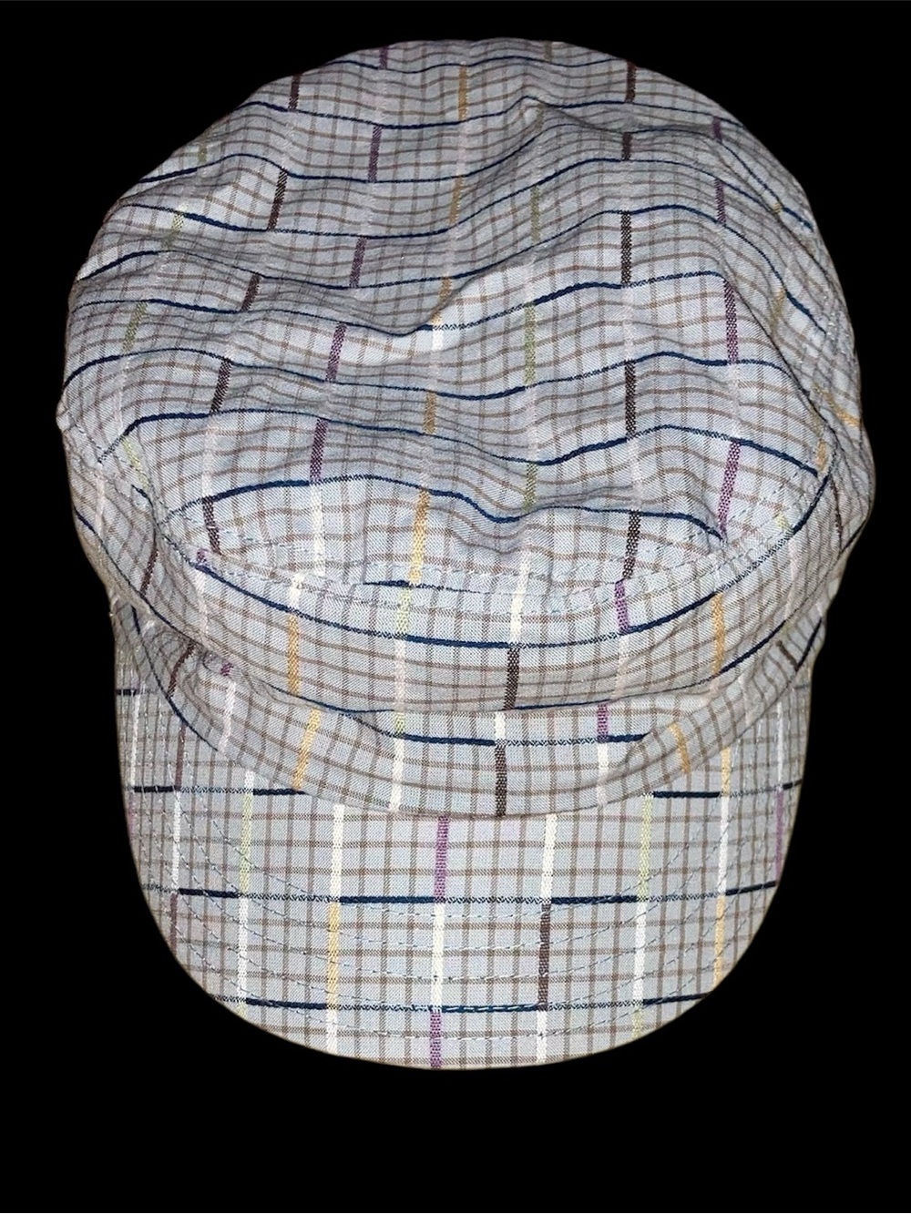 Kangol🦘Plaid Lightweight Cap. Size L.
